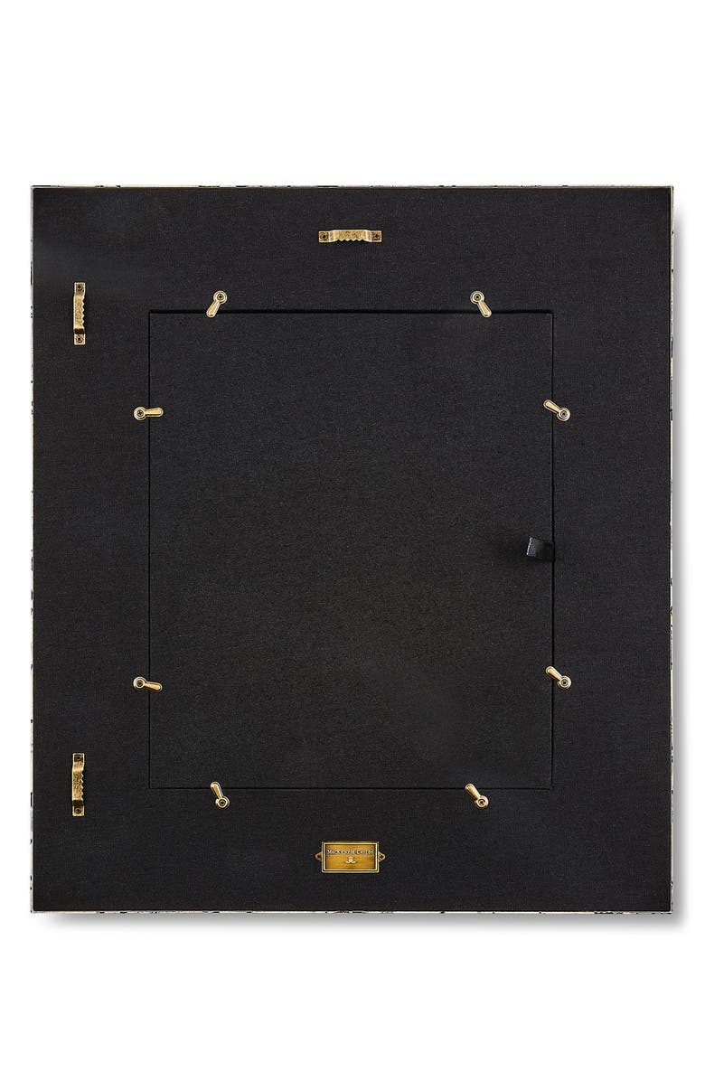 MACKENZIE CHILDS Mocha Check Enamel Wall Mirror, Alternate, color, Mocha