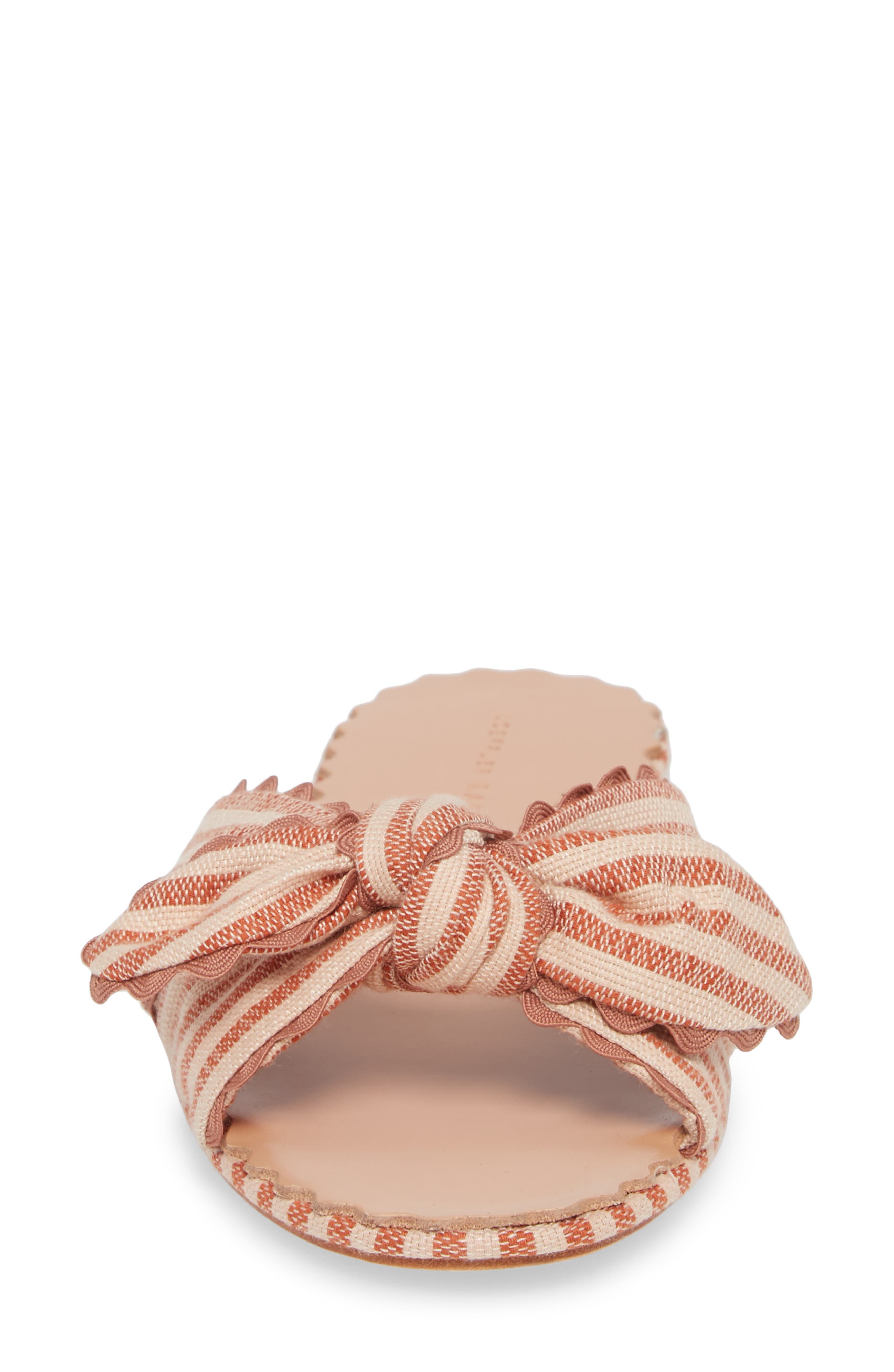 Loeffler Randall Shirley Bow Slide Sandal, Alternate, color, 