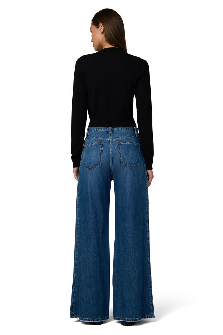 The Side Pleat High Waist Wide Leg Jeans, Alternate, color, CHERISHED