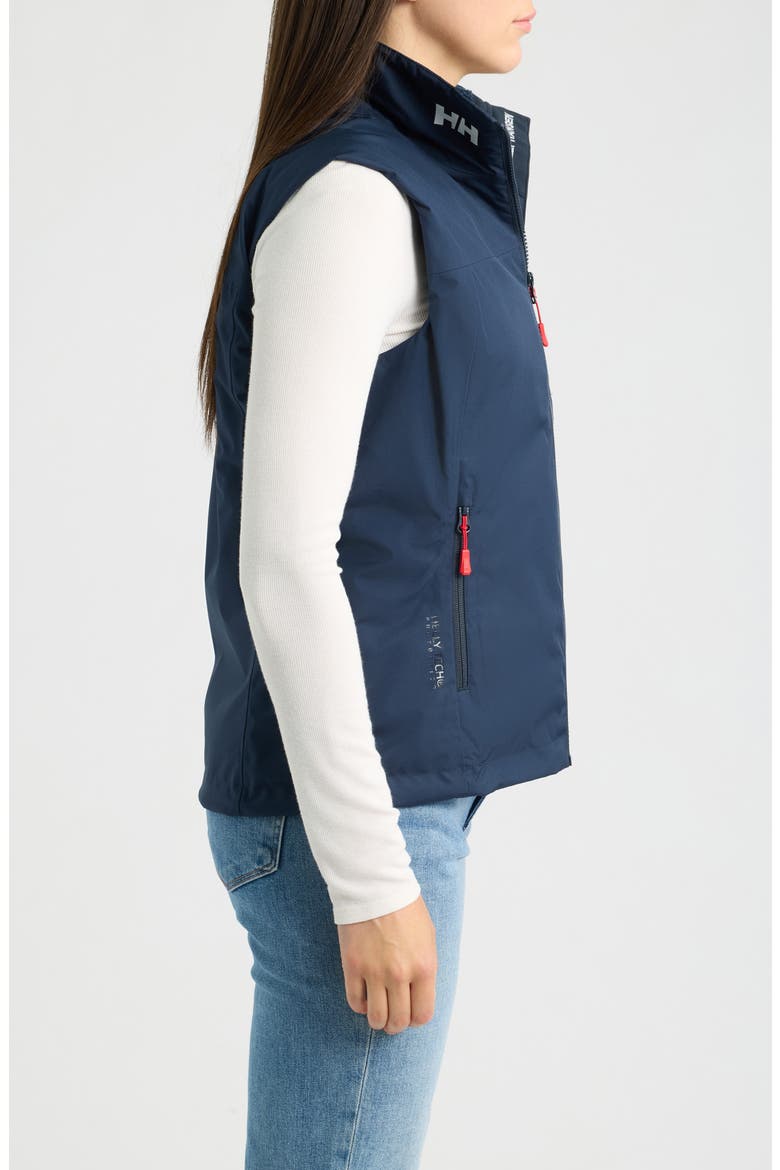 Crew Pile Vest, Alternate, color, NAVY
