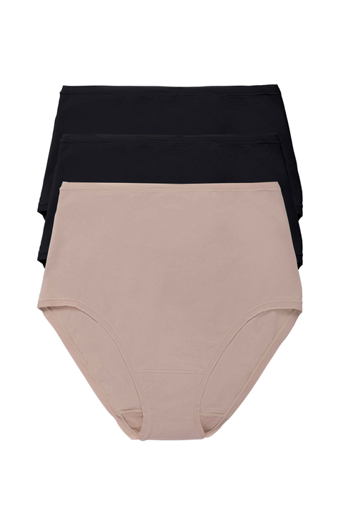 Bliss Bare Cotton High Waist Brief 3-Pack