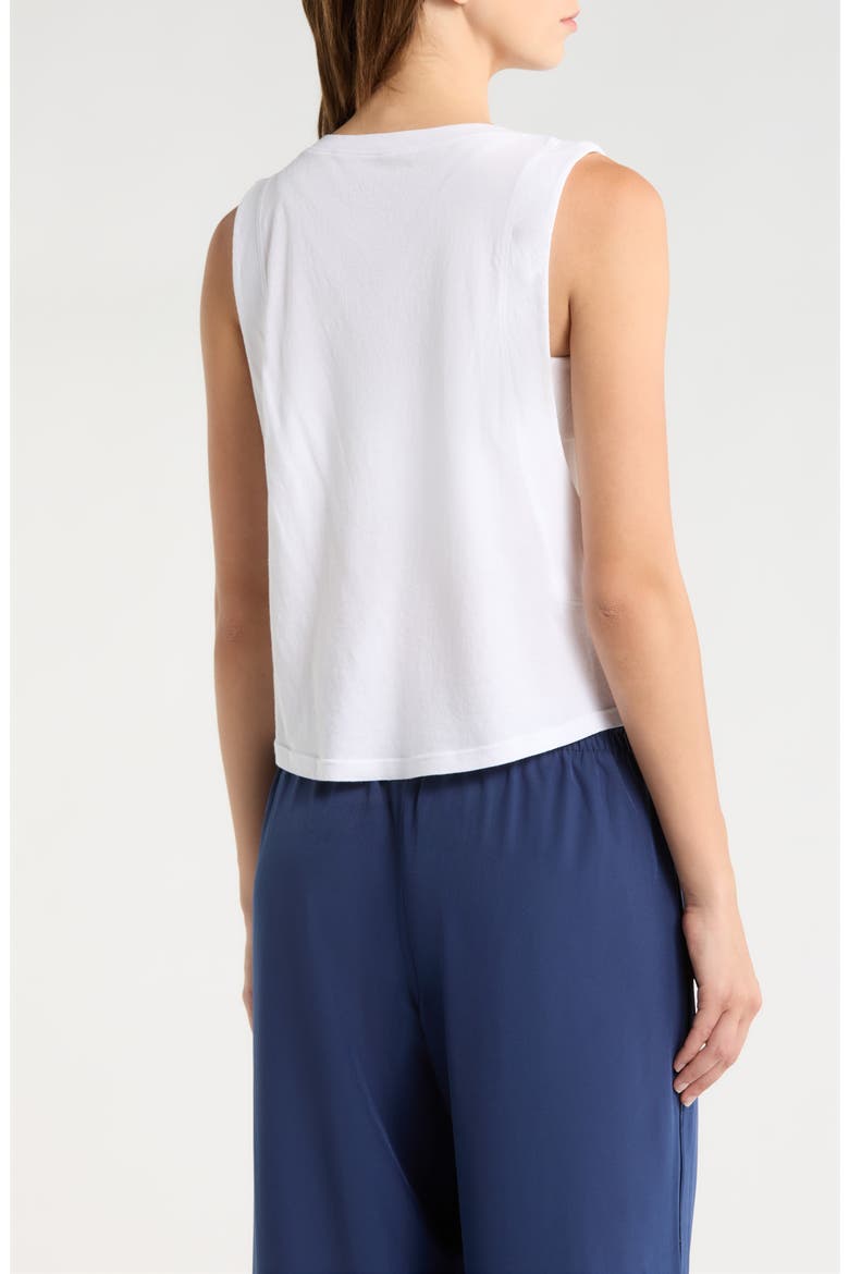 Flow Crop Muscle Tank, Alternate, color, WHITE