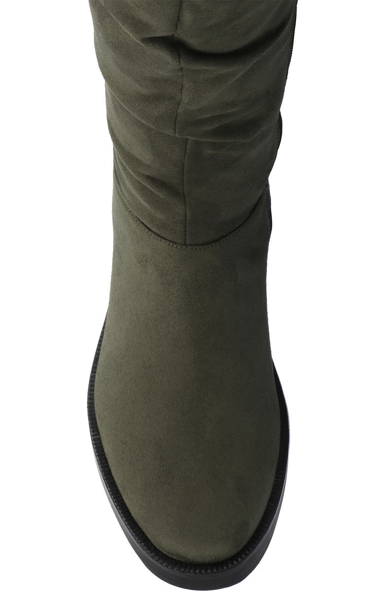 Journee Collection Miranda Boot, Alternate, color, Olive