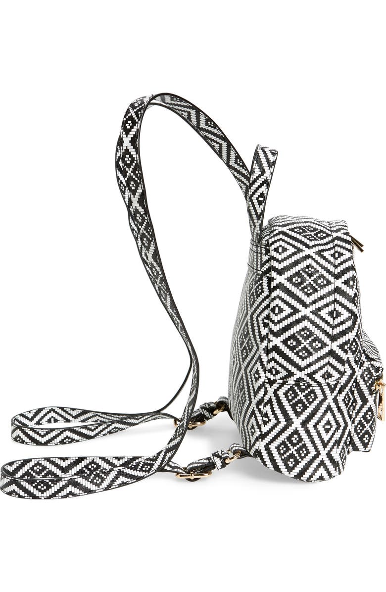 Emperia Weave Pattern Faux Leather Mini Backpack, Alternate, color,