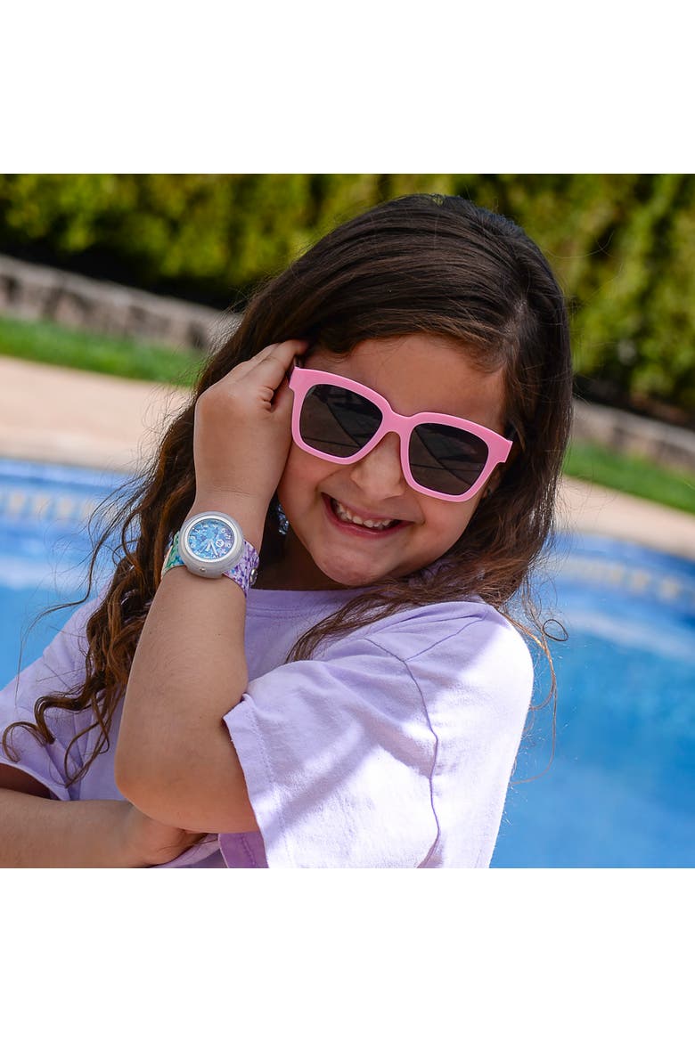 Slap Watch Sassy Sequins 9 Inch Silicone Slap Band, Age 5+, Alternate, color, Multicolored