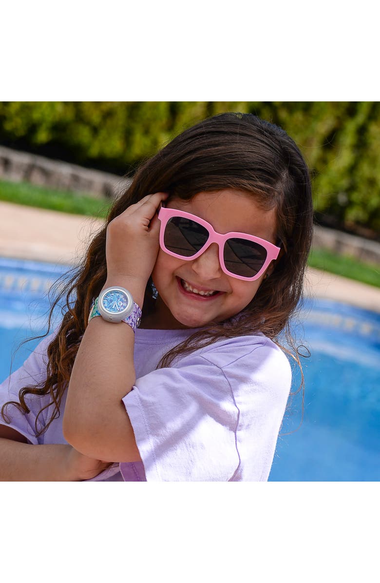 watchitude Slap Watch Sassy Sequins 9 Inch Silicone Slap Band, Age 5+, Alternate, color, Multicolored