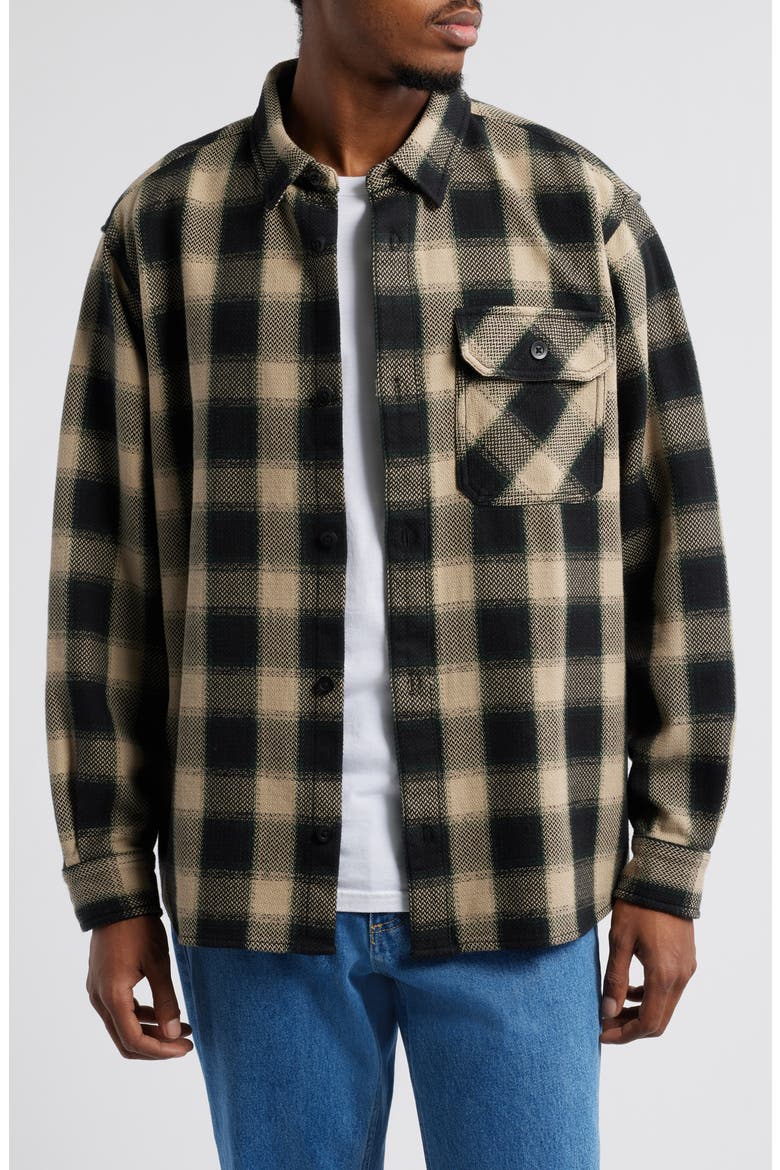 Witten Buffalo Check Cotton Button-Up Shirt, Main, color, WITTEN CHECK / WALL