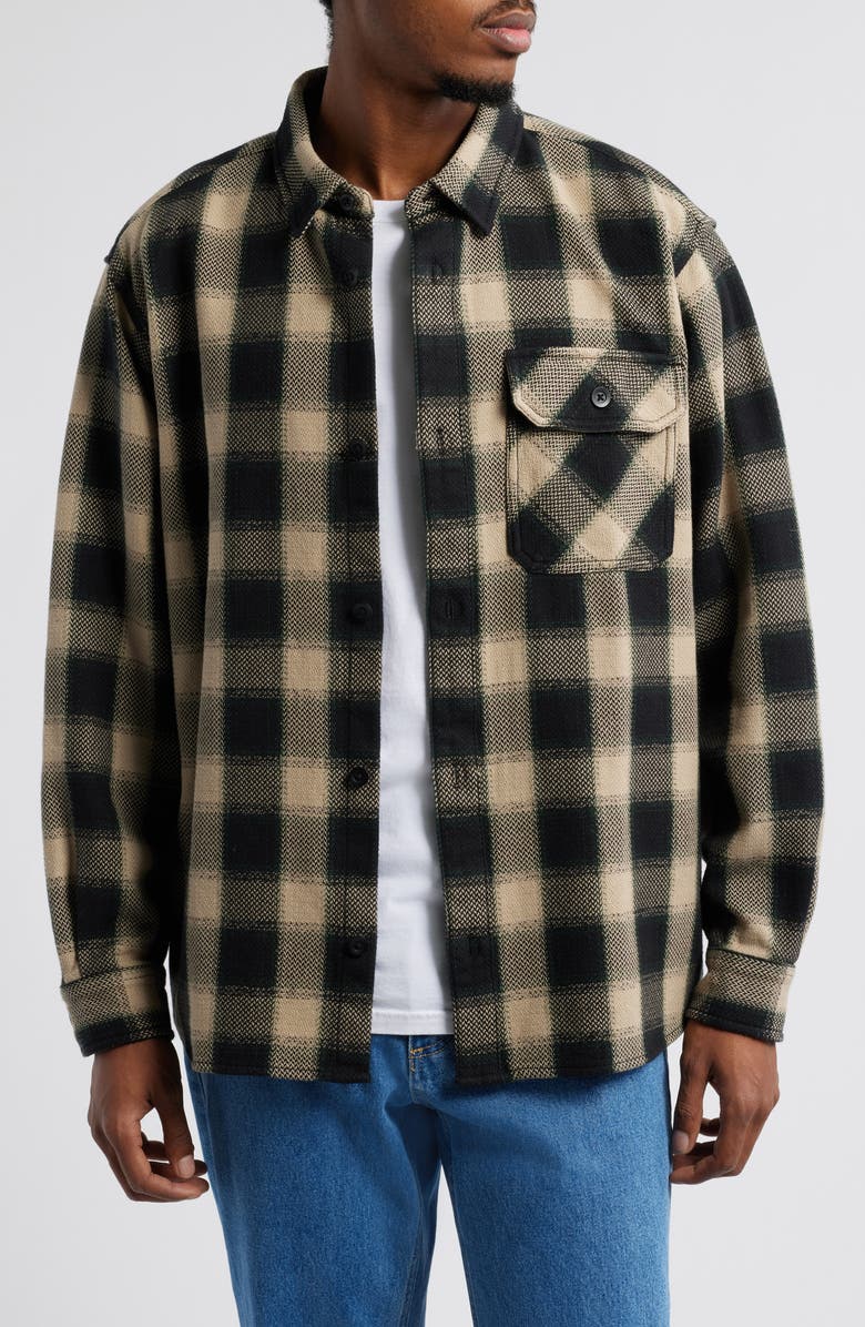 Carhartt Work In Progress Witten Buffalo Check Cotton Button-Up Shirt, Main, color, 