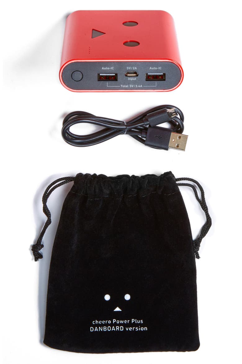 Power Plus 13400mAh Dual USB Charger Power Bank, Alternate, color, RED