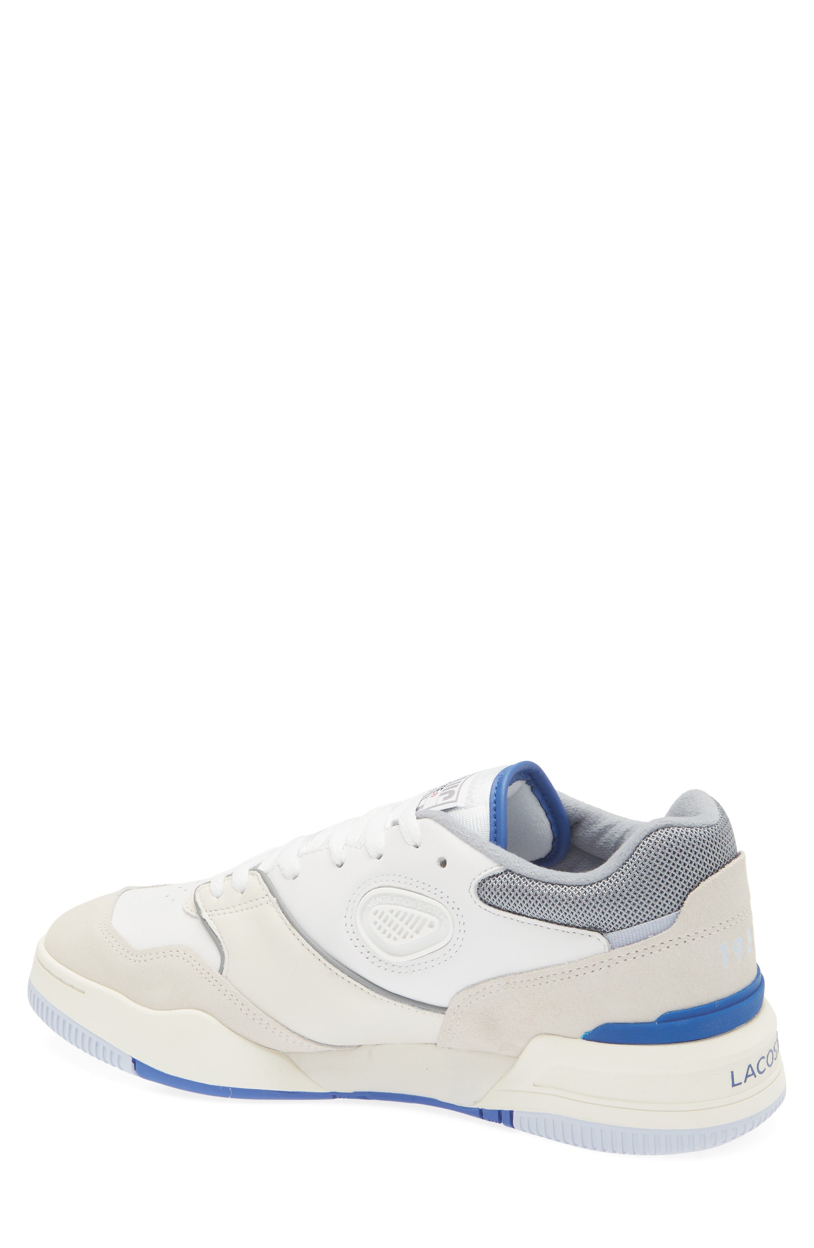 Lacoste Lineshot 124 Sneaker, Alternate, color, White/ Light Blue