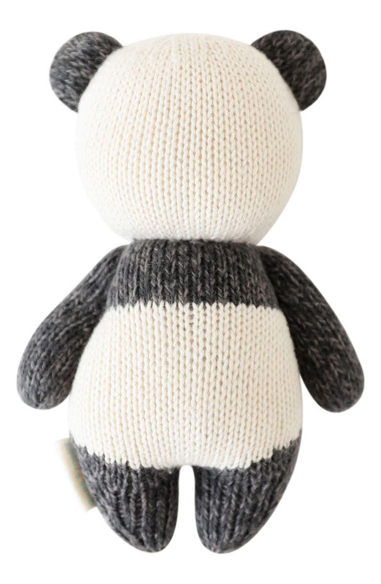 cuddle+kind Baby Panda Bear Baby Stuffed Animal, Alternate, color, Charcoal/ Cream