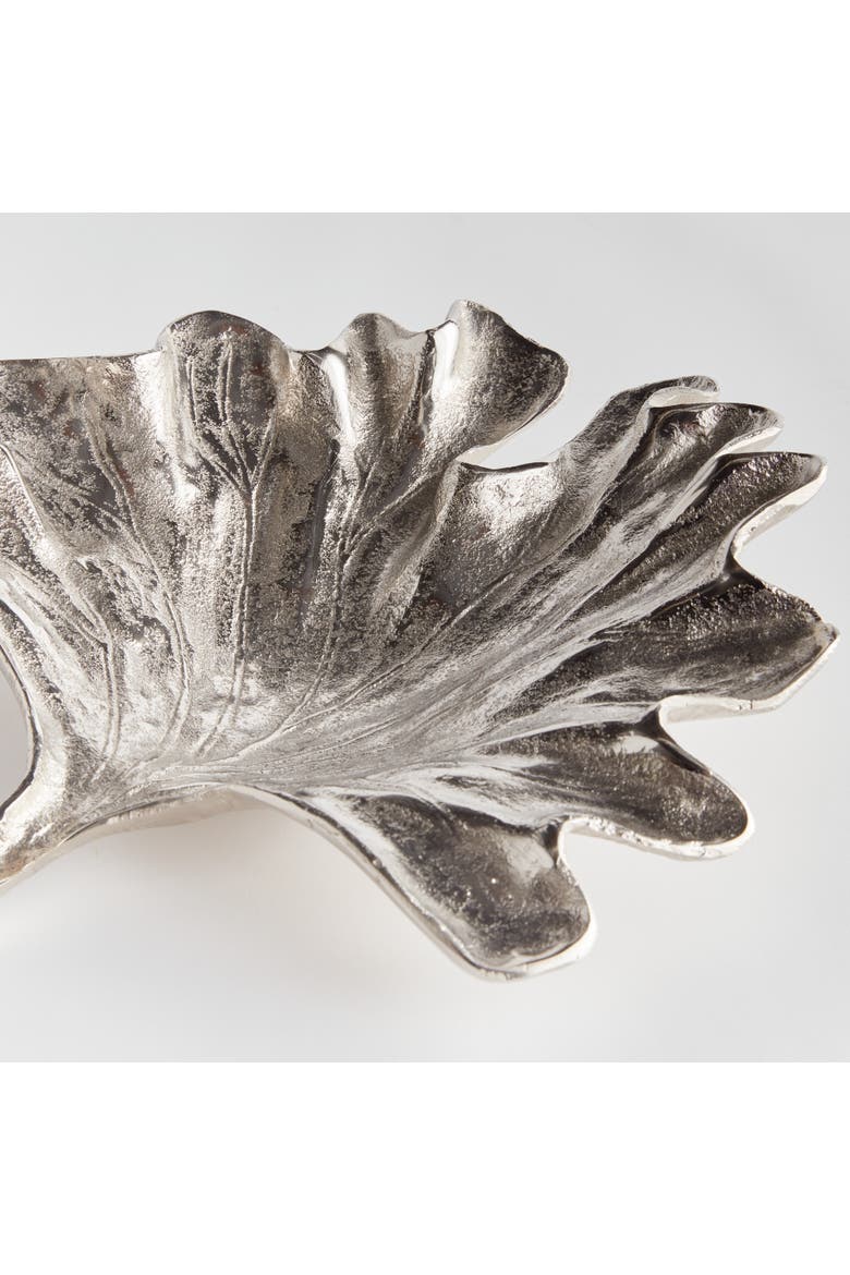 Folia Decorative Tray, Alternate, color, Silver