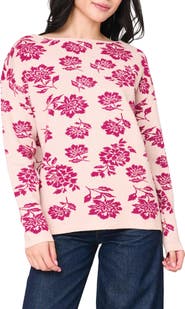 GIBSONLOOK Relaxed Fit Intarsia Sweater