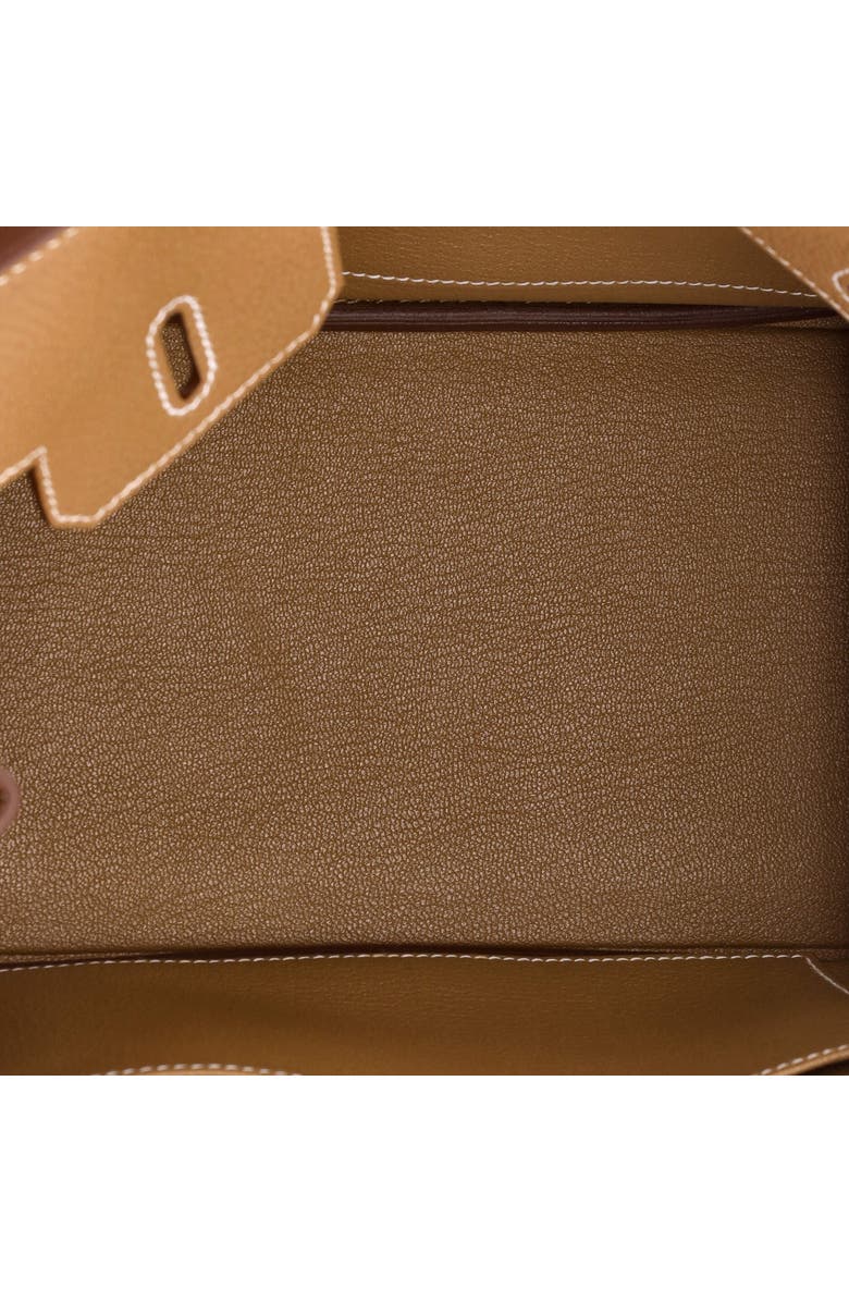 Pre-Owned Hermes Birkin Handbag Brown Togo with Palladium Hardware 25, Alternate, color,