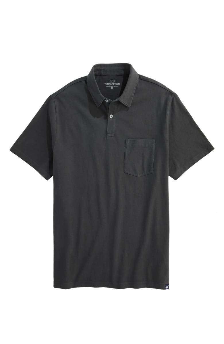 vineyard vines Surf Pima Cotton Polo, Main, color, Jet Black