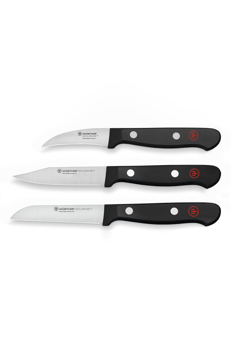 Wüsthof Gourmet 3-Piece Paring Knife Set, Main, color, 