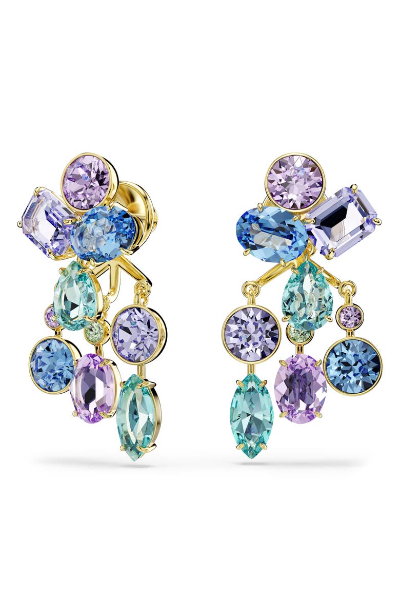 Swarovski Gema Crystal Jacket Earrings, Main, color, 