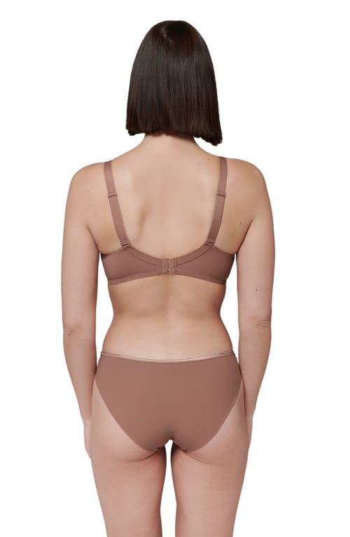 Simone Perele Andora Underwire Minimizer Bra In Brown