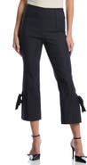 Laundry by Shelli Segal Bow Trim Crop Bootcut Pants
