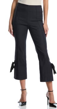 Laundry by Shelli Segal Bow Trim Crop Bootcut Pants