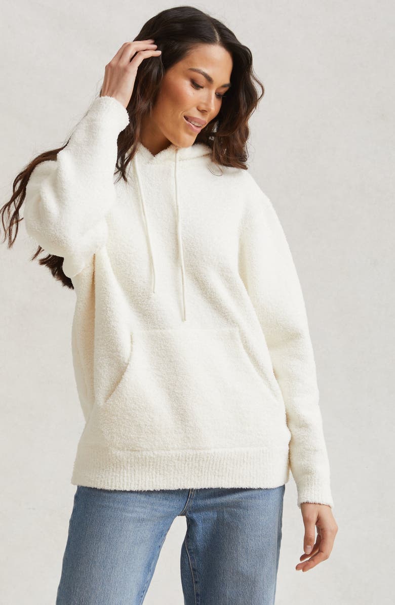 Kashwere Apparel Unisex Sleep Hoodie, Alternate, color, 