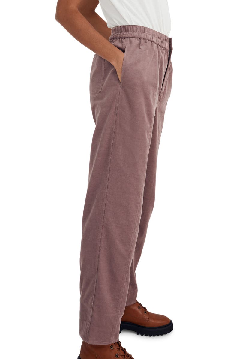 Madewell Pull-On Tapered Corduroy Pants, Alternate, color,