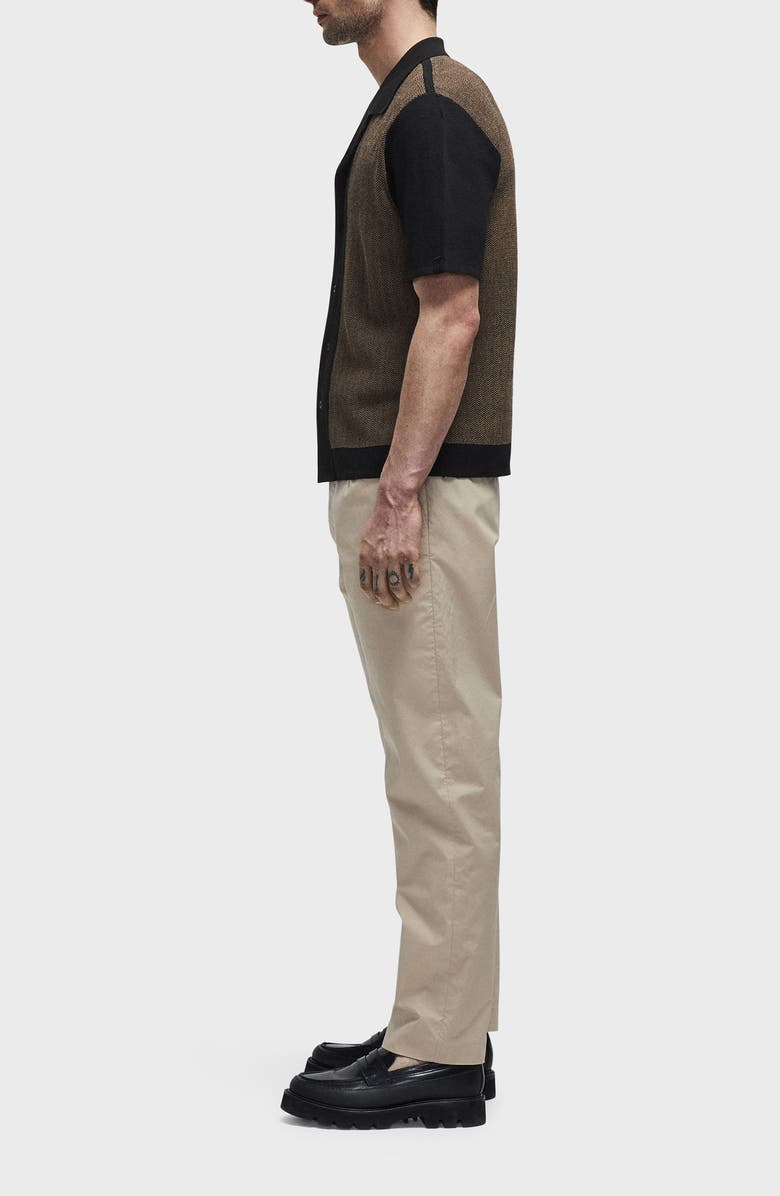 rag & bone Avery Herringbone Knit Snap Front Shirt, Alternate, color,