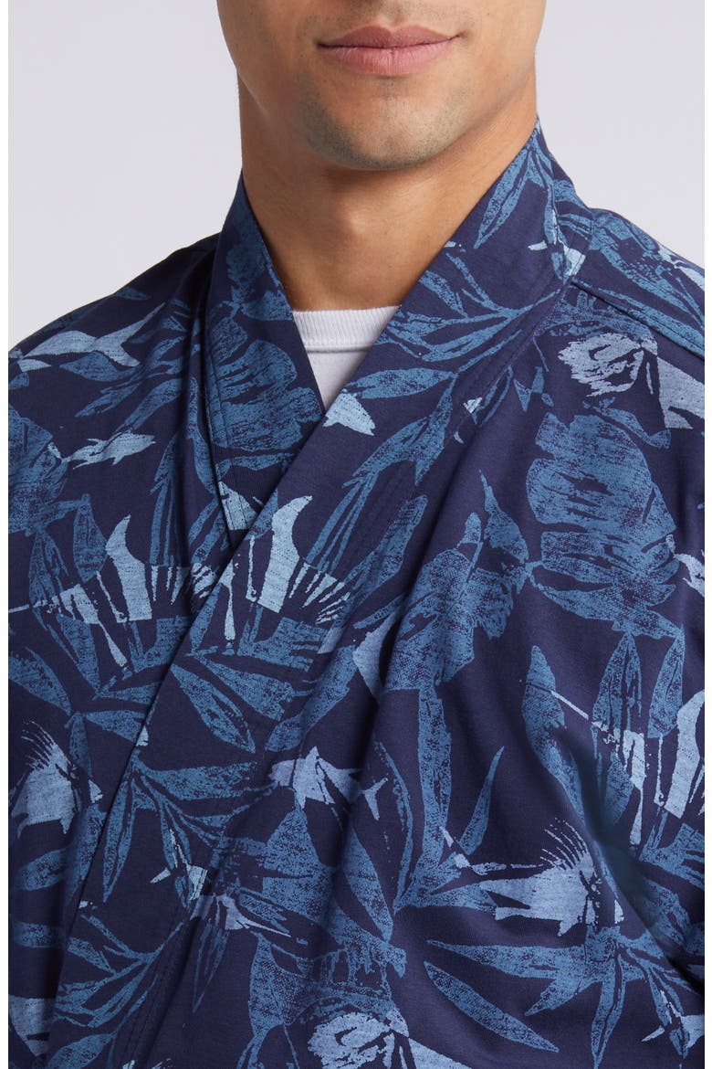 Sea Change Knit Robe, Alternate, color, NAVY