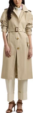 Lauren Ralph Lauren Belted Single Breasted Trench Coat
