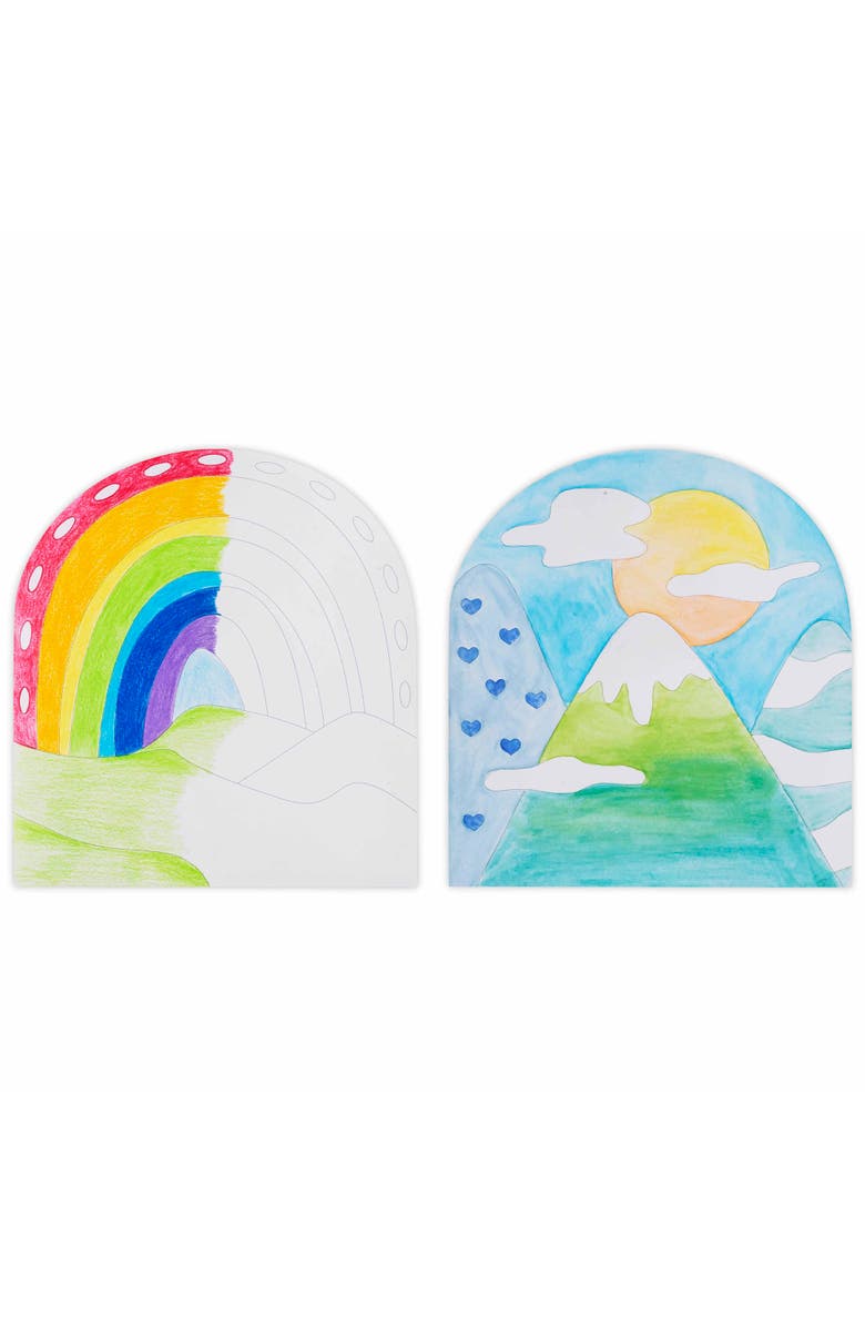 Brea Reese Vivid Vivid by Brea Reese Mixed Media Coloring Pad, Boho, 24 Shaped Sheets, Alternate, color, 