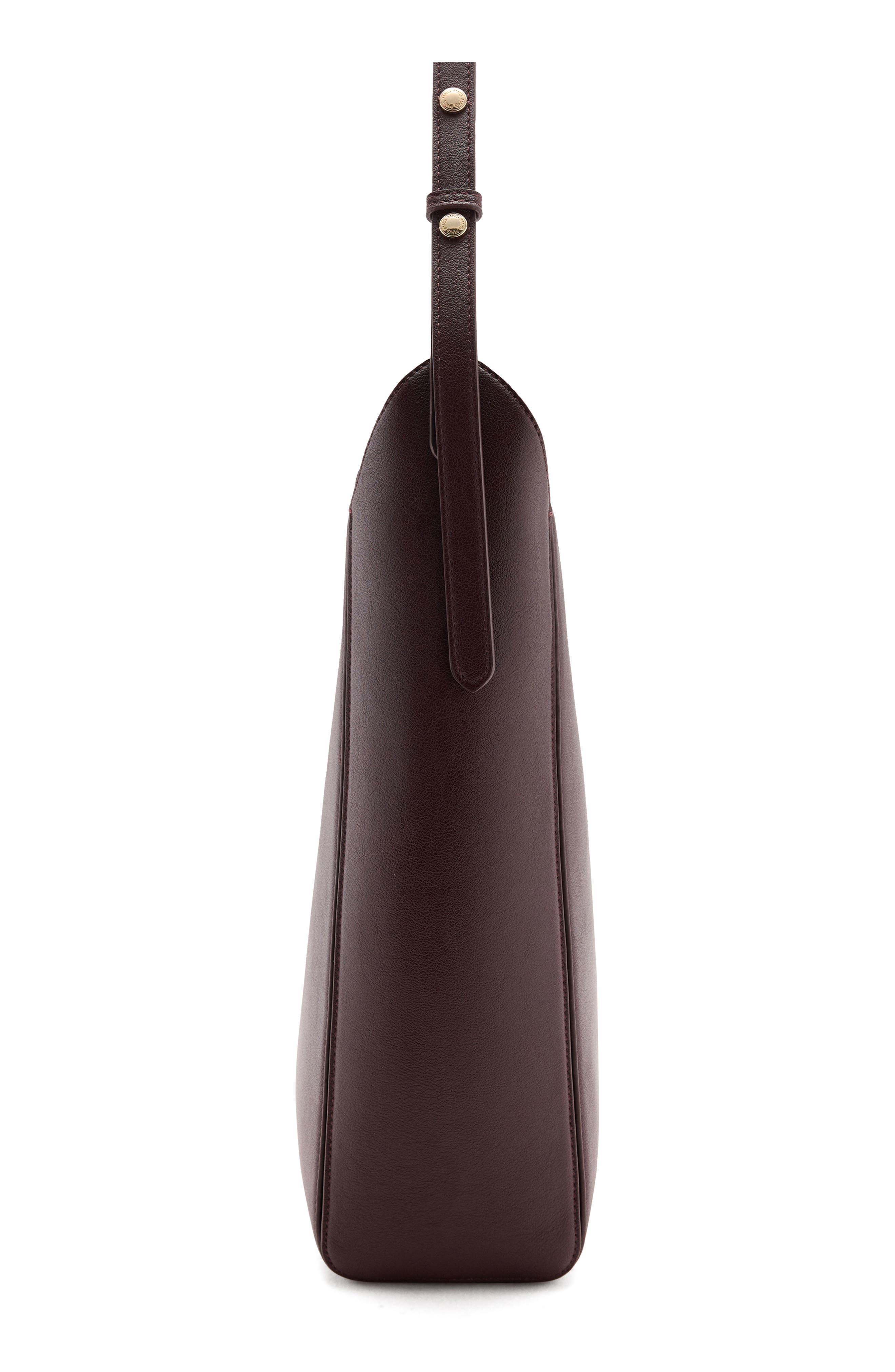 Dalma Faux Leather Sack Bag, Alternate, color, BURGUNDY