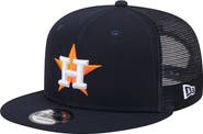 New Era Men's New Era Navy Houston Astros Team Color Trucker 9FIFTY Snapback Hat