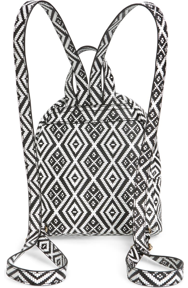 Emperia Weave Pattern Faux Leather Mini Backpack, Alternate, color,