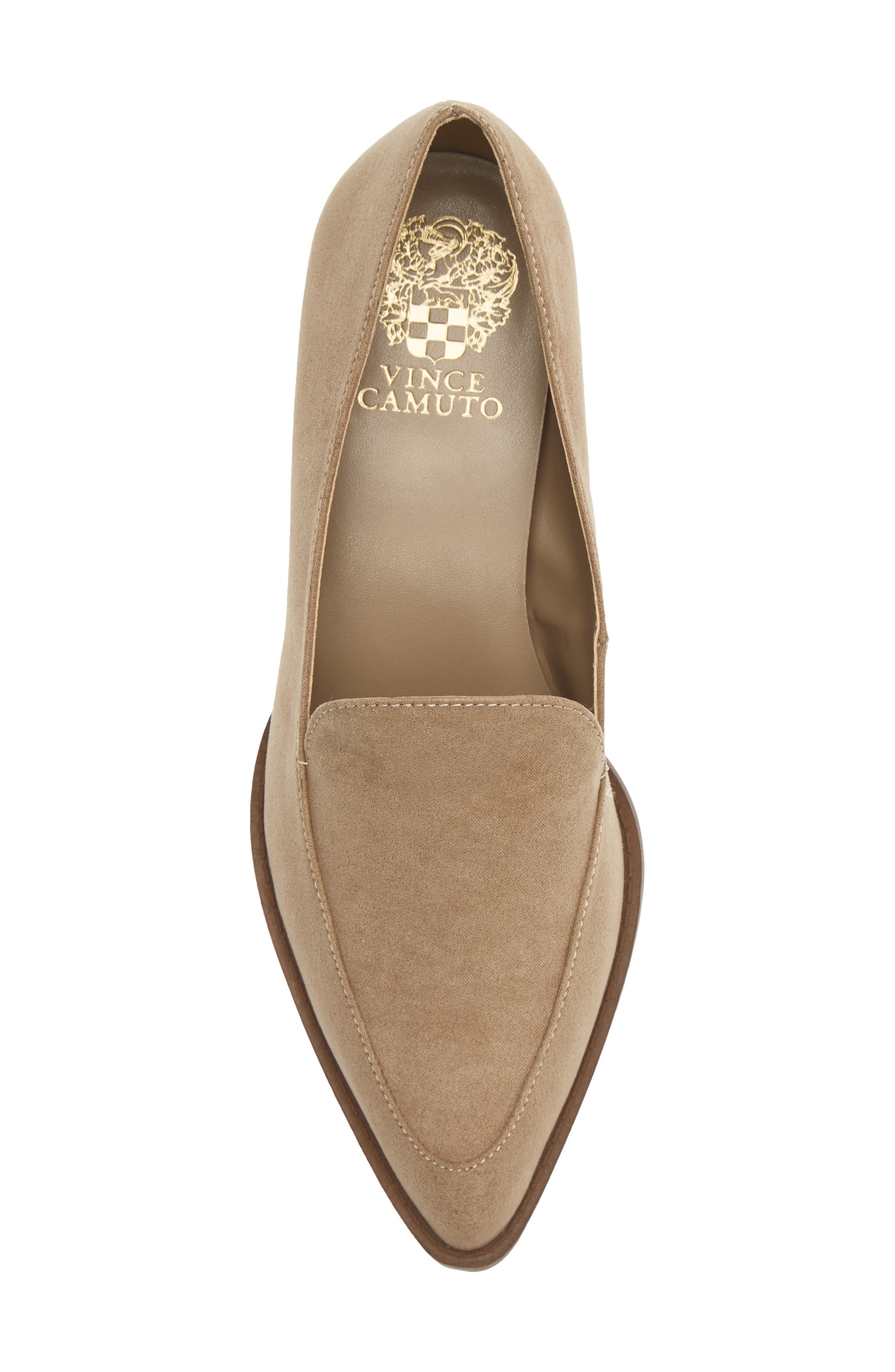 Becarda Pointed Toe Loafer Pump, Alternate, color, TORTILLA
