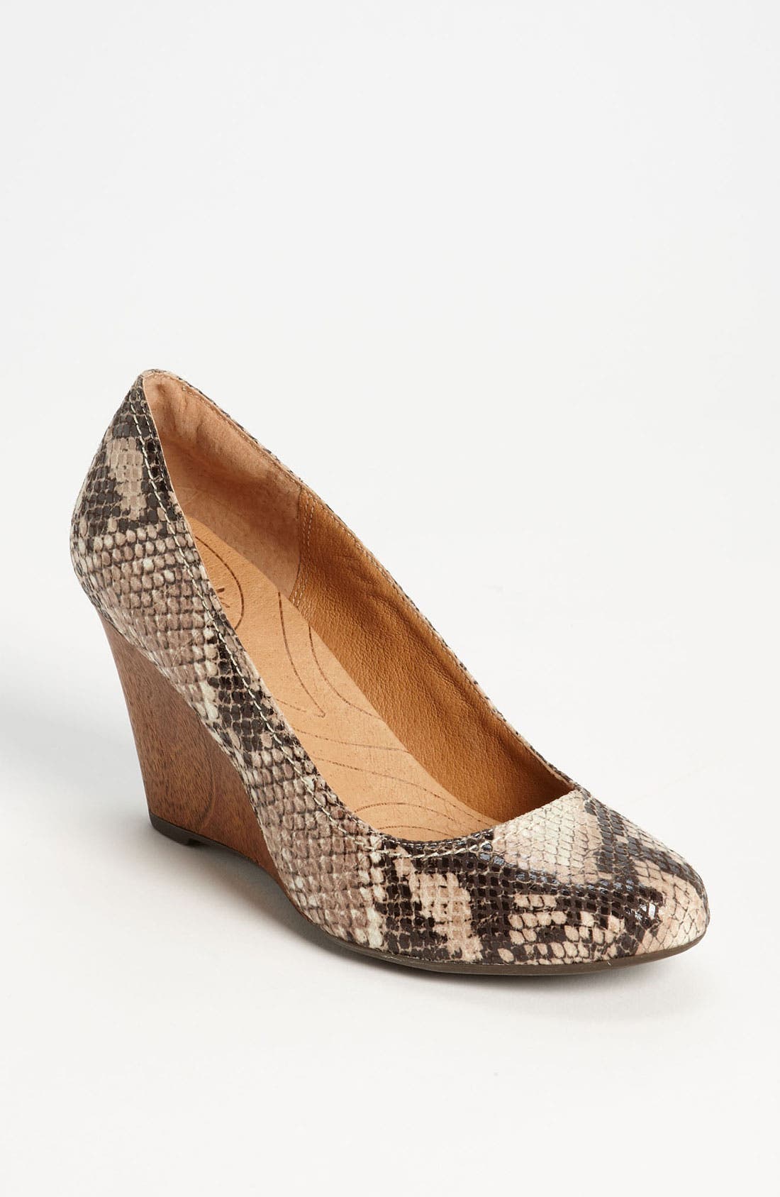 'Purity Snow' Pump, Main, color, BEIGE SNAKE