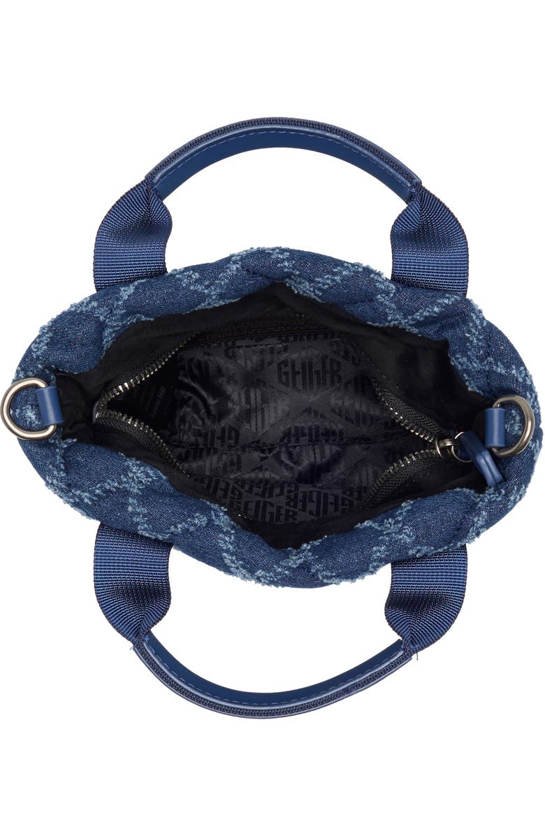 Kurt Geiger London Quilted Shopper Bag, Alternate, color, Navy