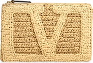 Valentino Garavani Viva Superstar Raffia Clutch