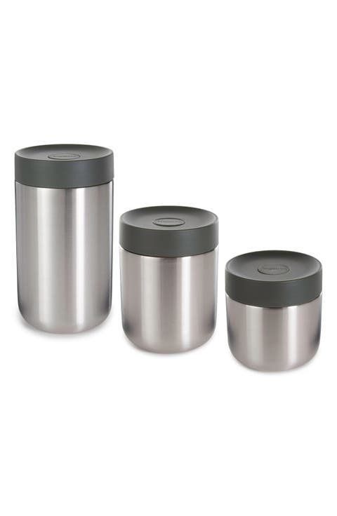 Nommie 3-Piece Stainless Steel Food Container Set