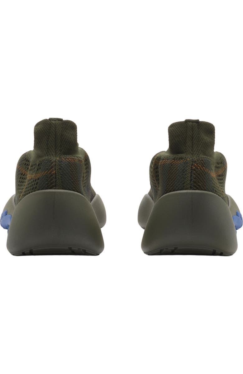 Burberry Check Knit Neptune Sneakers, Alternate, color,