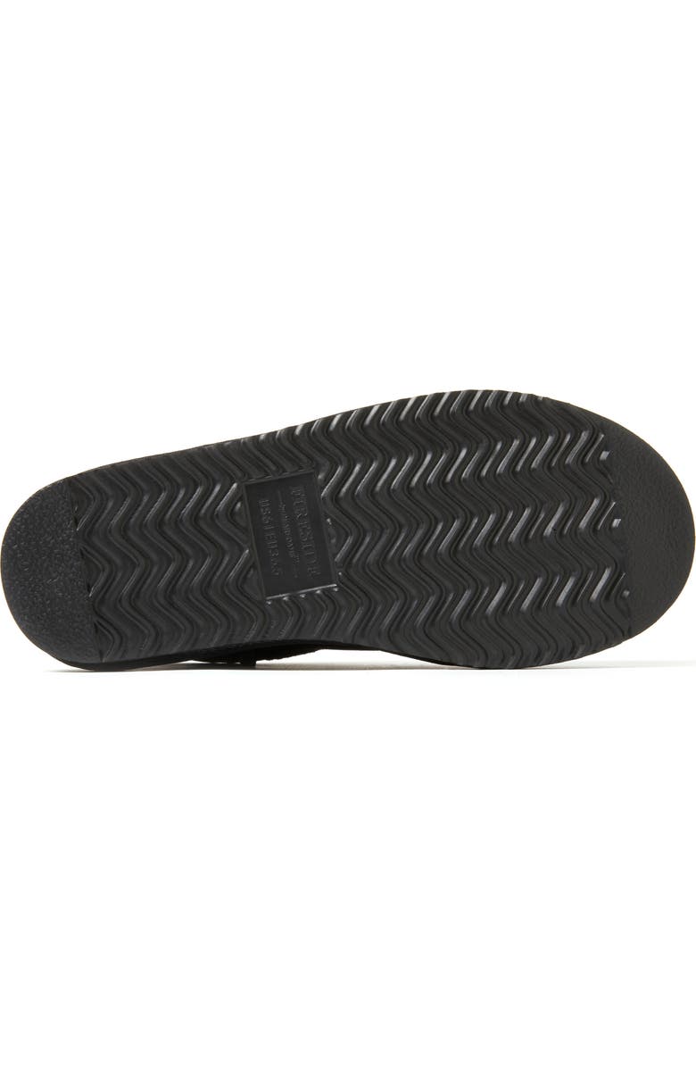 DEARFOAMS Fireside Riverland Genuine Shearling Micro Bootie, Alternate, color, Black