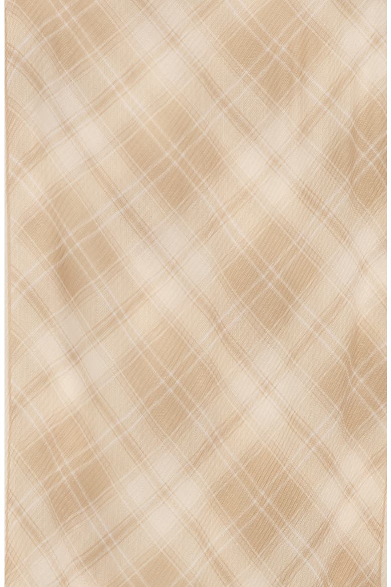 Plaid Scarf, Alternate, color, BEIGE