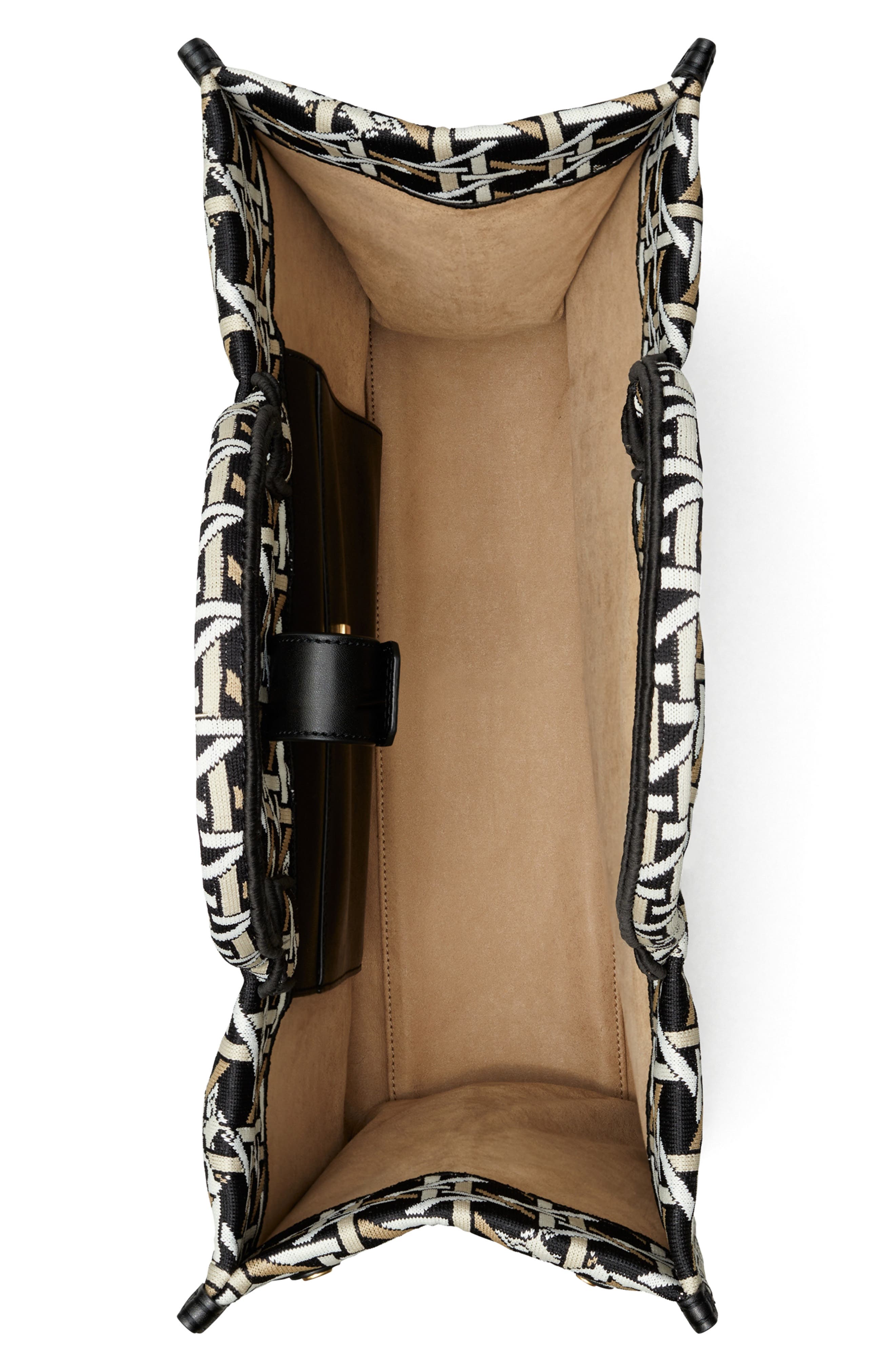 Tory Burch Ella Circular Knit Tote, Alternate, color, 