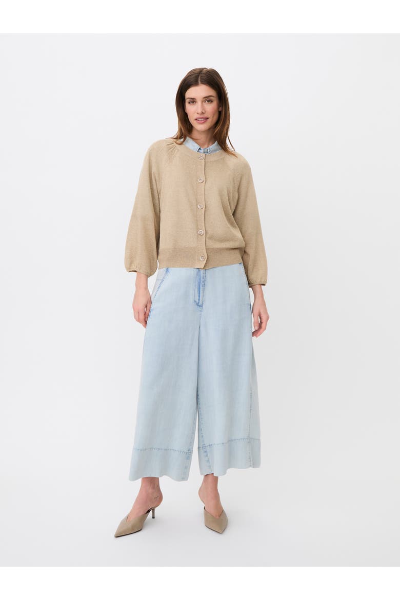 Malakker Balloon Sleeve Knit Cardigan, Alternate, color, Wind Chime