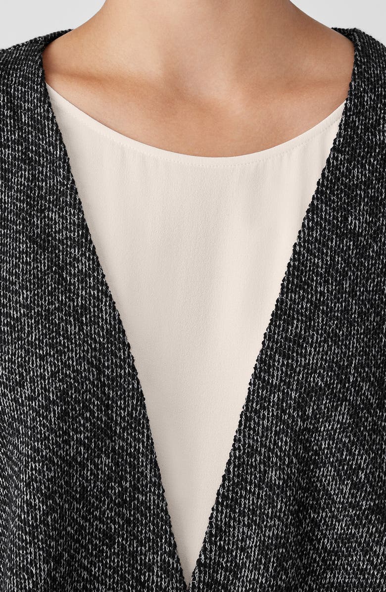 Eileen Fisher Serape Knit Organic Cotton Poncho, Alternate, color, 