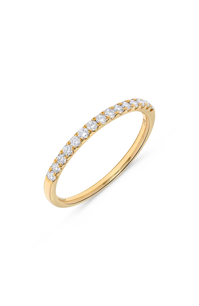 H.J. Namdar 14K Gold Prong Set Diamond Ring - 0.25 ctw, Main, color, Yellow Gold