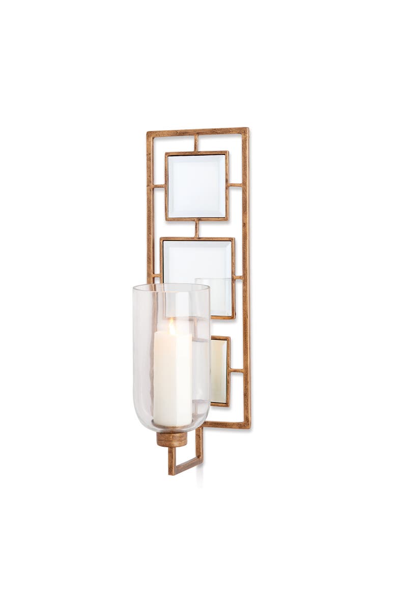 Barclay Butera Wilshire Wall Candle Sconce, Main, color, Gold