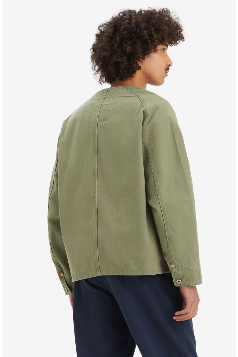 Union Engineer Denim Graphic Jacket, Alternate, color, PLUCK FOUR LEAF CLOVER PD