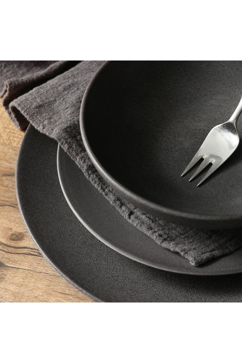 Grao Stoneware 16-Piece Dinnerware Set, Alternate, color, Grey