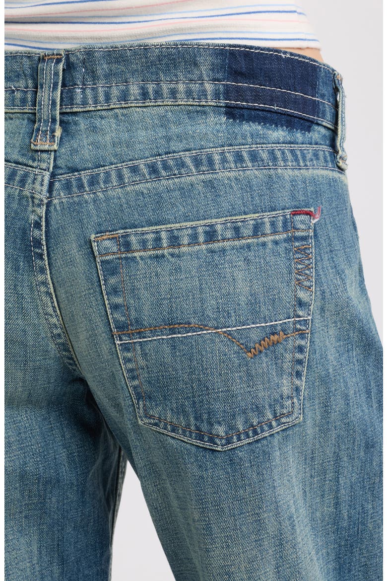 Kayla Low Rise Straight Leg Jeans, Alternate, color, VINTAGE DENIM MEDIUM