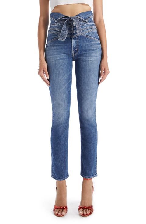 The Triple Stack Dazzler High Waist Ankle Skinny Jeans (Great Awakenings)